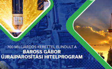 NGM: továbbra is óriási siker a Baross Gábor Újraiparosítási Hitelprogram